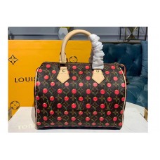 Louis Vuitton M41108 LV Speedy 30 With Cherry Bags Monogram Canvas