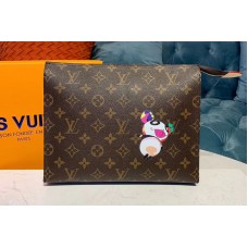 Louis Vuitton M47542 LV toiletry pouch 26 Bags Monogram canvas With Panda