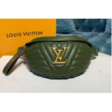 Louis Vuitton M44836 LV New Wave BumBag Bags Green Smooth calf leather