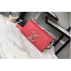 Louis Vuitton M42036  Smooth Calfskin Louise Clutch EW Red