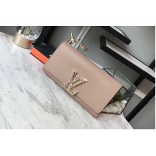 Louis Vuitton M42036 Smooth Calfskin Louise Clutch Pink