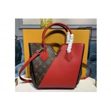 Louis Vuitton M41856 LV Kimono Tote Bag Monogram Canvas/Red Calf Leather