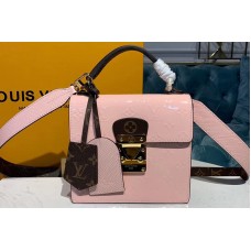 Louis Vuitton M90468 LV Spring Street Bags in Pink Monogram Vernis patent leather