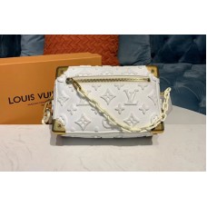 Louis Vuitton M44480 Mini Soft trunk Bags White Calf Leather