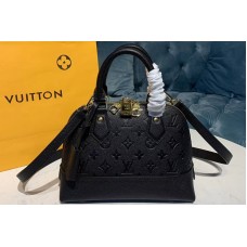 Louis Vuitton M44829 LV Alma BB handbags Black Taurillon leather