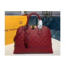 Louis Vuitton M44832 LV Alma PM handbags Red Taurillon leather