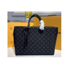 Louis Vuitton M55203 LV Grand Sac tote bags in Blue Monogram jacquard