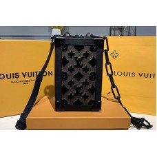 Louis Vuitton M45044 LV Mini Soft Trunk Bags Monogram Canvas and Black velvet