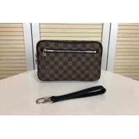 Louis Vuitton N41663 Damier Ebene Canvas Kasai Clutch