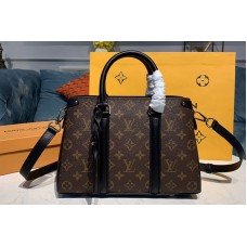 Louis Vuitton M44815 LV Soufflot BB Bags Monogram Canvas With Black Calf Leather