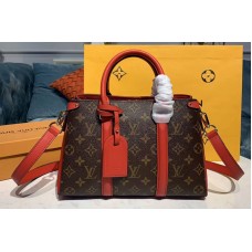 Louis Vuitton M44815 LV Soufflot BB Bags Monogram Canvas With Red Calf Leather