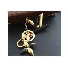 Louis Vuitton M68009 Bag Charm Key Holder Gold Noir Twist Cool Good