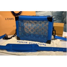 Louis Vuitton M45074 LV Soft Trunk messenger bag in Monogram Seethrough mesh