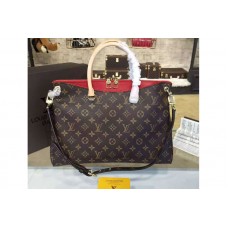 Louis Vuitton M41064 Monogram Canvas Pallas Bag Red