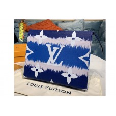 Louis Vuitton M69136 LV Escale Poche Toilette 26 Bag in Blue Monogram Canvas