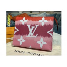 Louis Vuitton M69137 LV Escale Poche Toilette 26 Bag in Red Monogram Canvas