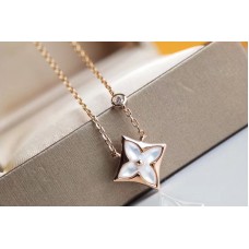 Louis Vuitton Q93612 LV Color Blossom BB Star Pendant Pink Gold and White Mother of Pearl and Diamond