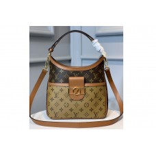 Louis Vuitton M45194 LV Dauphine Hobo Bag in Monogram Canvas