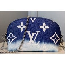 Louis Vuitton M69138 LV Escale Pochette Cosmetique Chain Bag In Blue Monogram Canvas