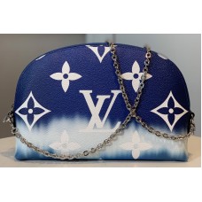 Louis Vuitton M69138 LV Escale Pochette Cosmetique Chain Bag In Blue Monogram Canvas