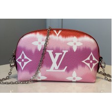 Louis Vuitton M69138 LV Escale Pochette Cosmetique Chain Bag In Red Monogram Canvas