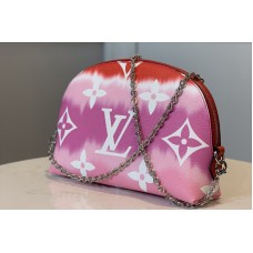 Louis Vuitton M69139 LV Escale Pochette Cosmetique Chain Bag In Red Monogram Canvas