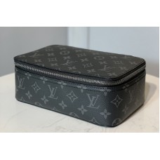 Louis Vuitton M43689 LV Packing Cube MM in Monogram Eclipse Canvas