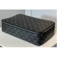 Louis Vuitton M43690 LV Packing Cube GM in Monogram Eclipse Canvas