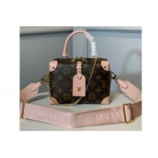 Louis Vuitton M44683 LV petitie malle souple Bag in Monogram canvas With Pink