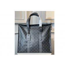 Louis Vuitton M43680 LV New Cabas Zippe GM Bag in Monogram Eclipse canvas