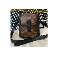 Louis Vuitton M69404 LV Christopher wearable wallet in Monogram Macassar Canvas