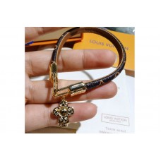 Louis Vuitton M6773E LV Vivienne bracelet in Monogram canvas