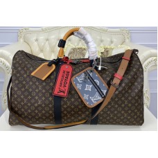 Louis Vuitton M56855 LV Keepall Bandouliere 50 Bag in Monogram coated canvas and cowhide leather