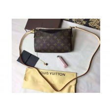 Louis Vuitton M41638 Pallas Clutch Monogram Canvas Bags Black