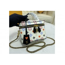 Louis Vuitton M57458 LV Game On Vanity PM city bag in Transformed Game On Monogram Canvas