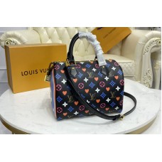 Louis Vuitton M57466 LV Game On Speedy Bandoulière 25 Bag in Transformed Game On Monogram Canvas