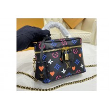 Louis Vuitton M57482 LV Game On Vanity PM city bag in Transformed Game On Monogram Canvas