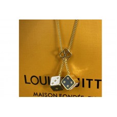 Louis Vuitton MP2914 LV Game On necklace in Black and white enamel dice pendant