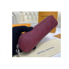 Louis Vuitton GI0397 LV Elisabeth pencil pouch in Purple Mahina leather