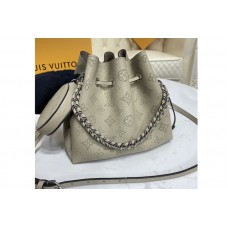 Louis Vuitton M57201 LV Bella bucket bag in Galet Gray Mahina calf leather