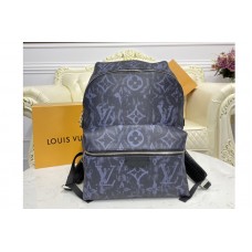 Louis Vuitton M57274 LV Discovery Backpack PM in Monogram Pastel Noir coated canvas