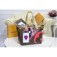 Louis Vuitton M57483 LV Game On Neverfull MM tote Bag in Game On Monogram canvas