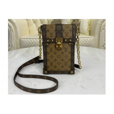 Louis Vuitton M67873 LV Pochette Trunk Verticale Monogram Reverse coated canvas