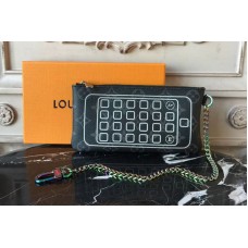 Louis Vuitton M64433 Monogram Eclipse Iphone 7 Pouch