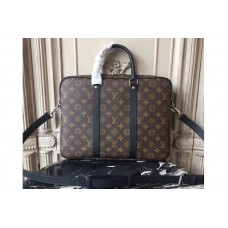 Louis Vuitton M52005 Porte Documents Voyage PM Monogram Macassar Canvas Bags