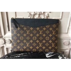 Louis Vuitton M62048 Daily Pouch Monogram Canvas Bags Black