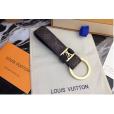 Louis Vuitton M62709 LV Dragonne Key Holder Monogram Canvas Gold Hardware