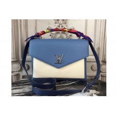 Louis Vuitton M51415 MyLockme Soft calfskin Bags Bleu Jean