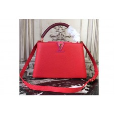 Louis Vuitton M94740 Capucines MM Taurillon Leather Bags Red