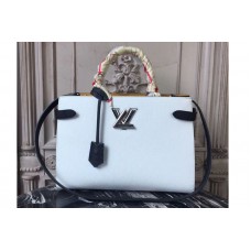 Louis Vuitton M53396 Twist Tote Epi Leather Bags White